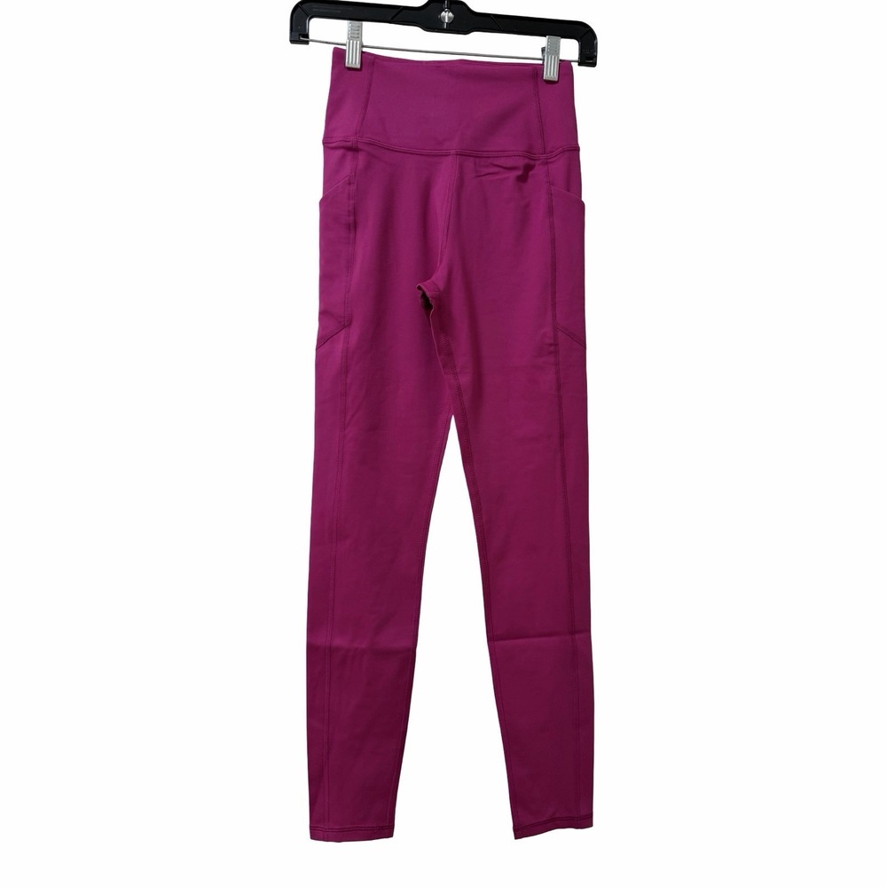 Figs Womens Performance Under Scrub Leggings Size XS Raspberry Healthcare NEW